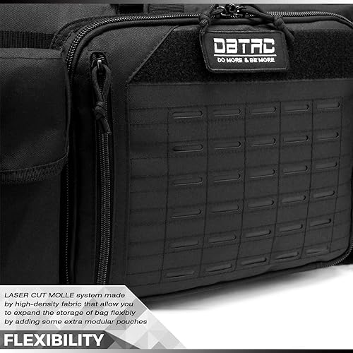 Miniatura 5 de DBTAC Urban Classic - Estuche para pistola de rifle doble largo, bolsa de almacenamiento y transporte para armas de fuego, para caza al aire libre,