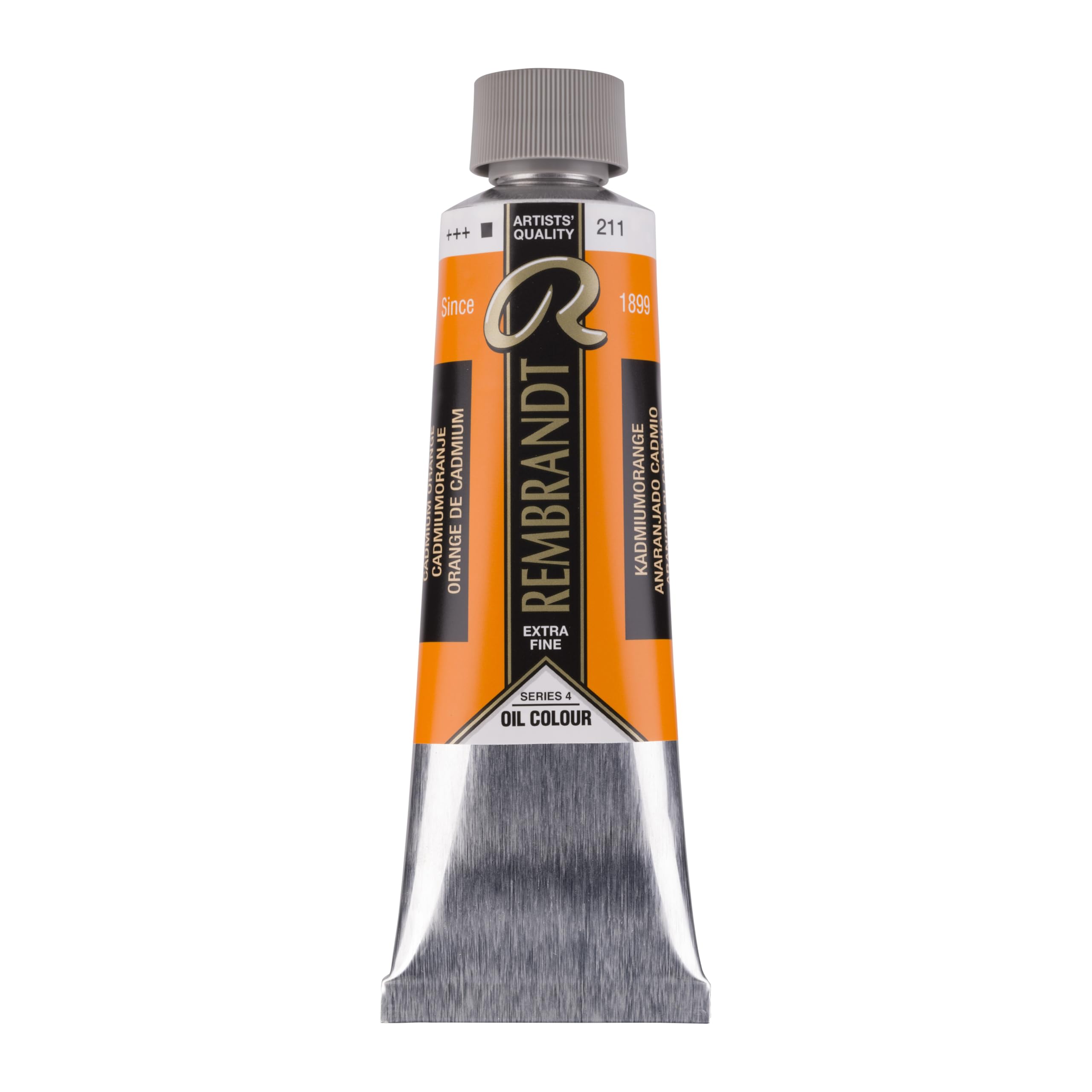 Rembrandt Cadmium Orange Oil Colour Tube - 150 Ml 211 - Extra-Fine Quality Artist Paint - High Pigment & Lightfast - Made In Netherlands