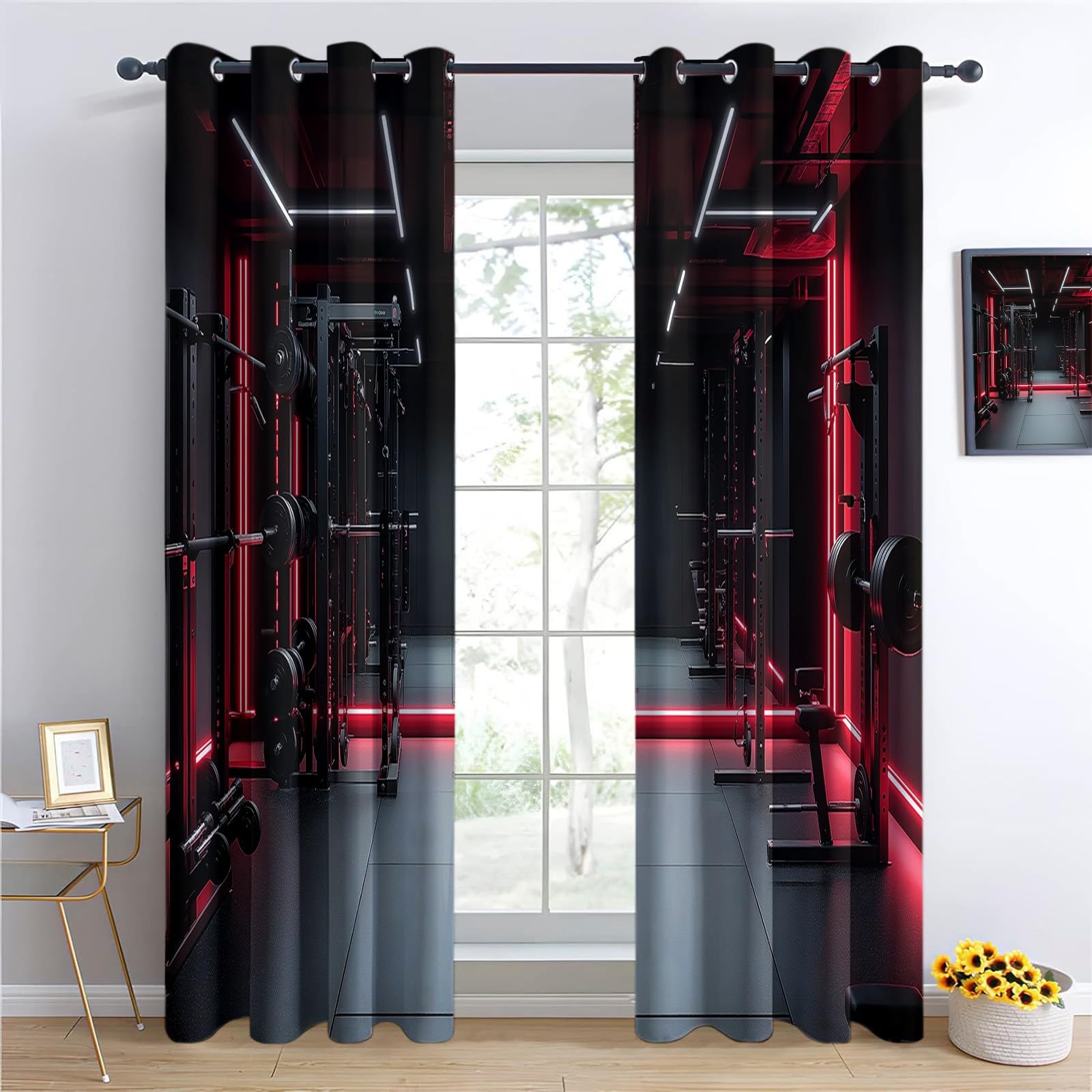 Tende Oscuranti Termiche Isolanti 91.5 x 214 cm Nero Camera da Letto