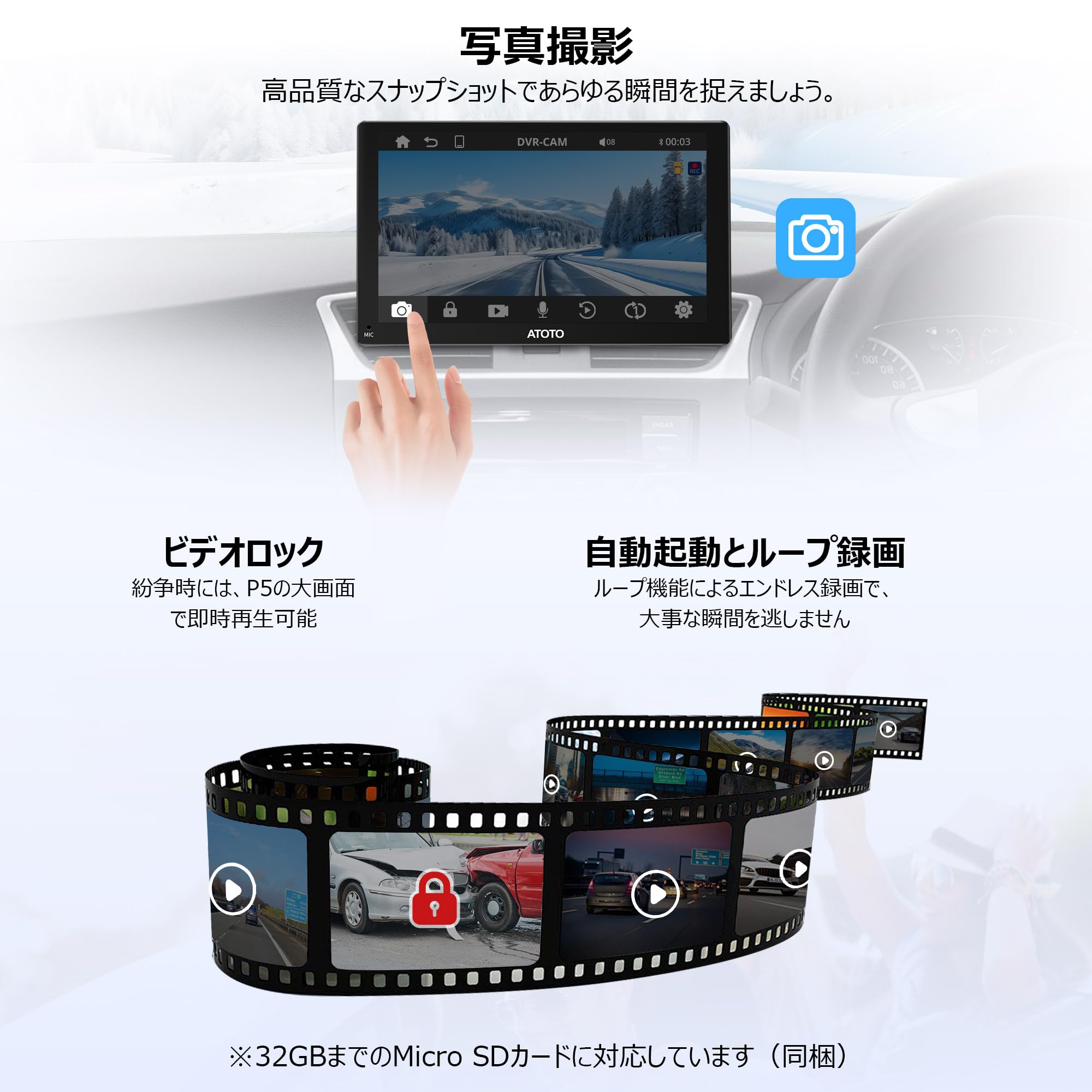 ATOTO タッチスクリーンヘッドユニット 本体 ATOTO タッチスクリーンヘッドユニット 本体 - メルカリ