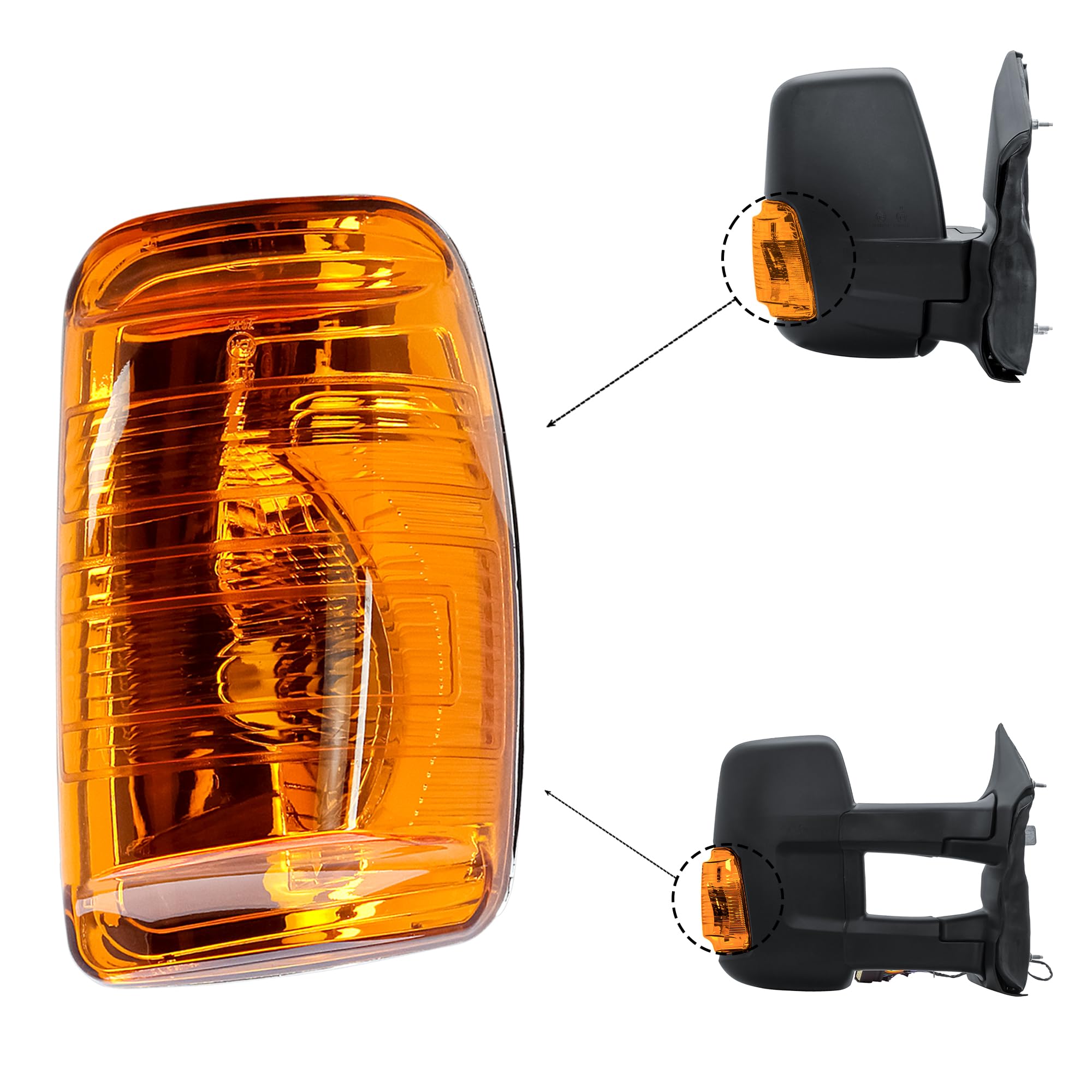 NSLUMO Luz LED De Espejo Retrovisor Para F-ord Transit MK8 2014–2025