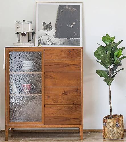 Miniatura 4 de EeeComing Papel tapiz de contacto para encimera, papel tapiz de madera marrón, papel de contacto de grano de madera, papel de contacto extraíble,