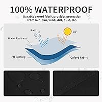 Vista 3 de Easy-Going Funda para calentador de patio con cremallera y bolsa de almacenamiento, impermeable, resistente al polvo, resistente a los rayos UV