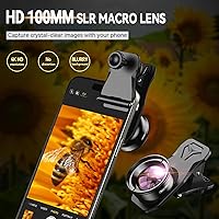 Vista 5 de APEXEL Lente de fotografía macro profesional para smartphone, lentes macro para iPhone, Samsung, Galaxy, Oneplus, teléfono Android