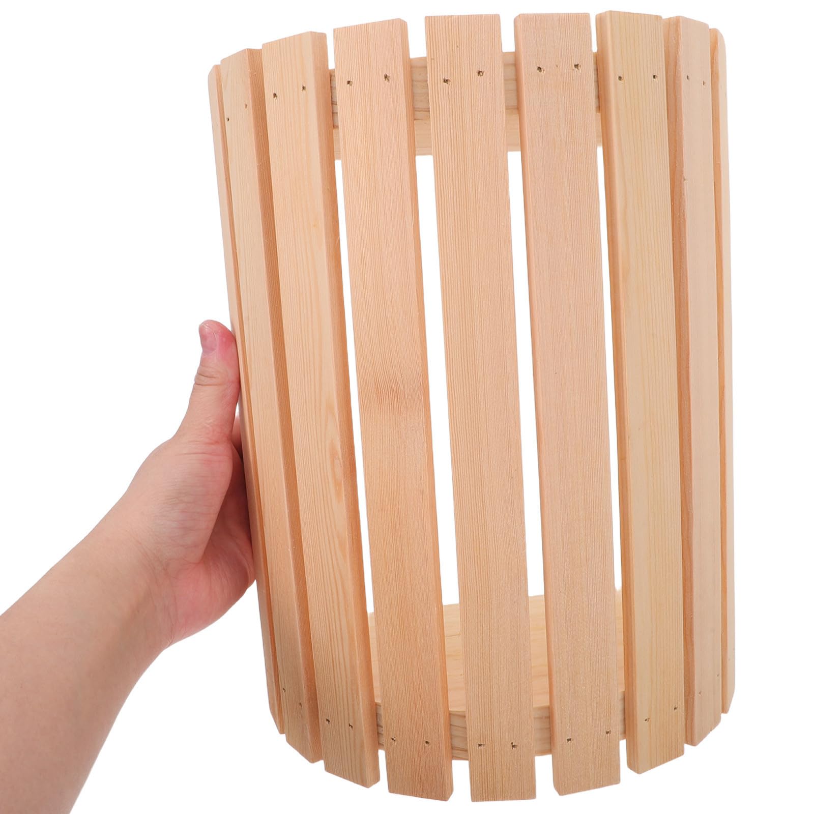 SHERCHPRY Cubierta de Lámpara de Madera para Sauna, Semicírculo Decorativo