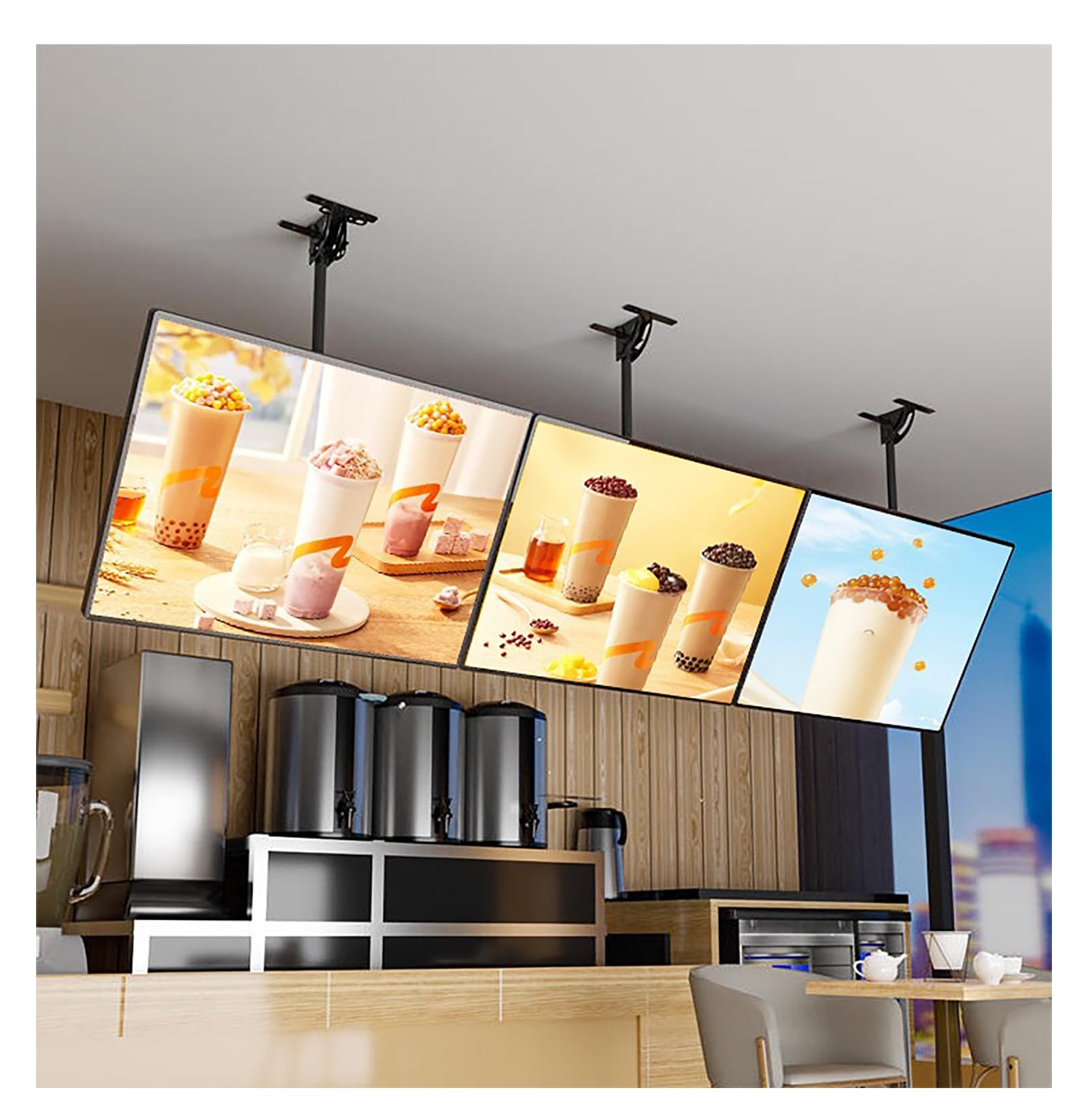 Amazon.co.jp: LXXW LEDバックライトメニューボード LEDレストラン