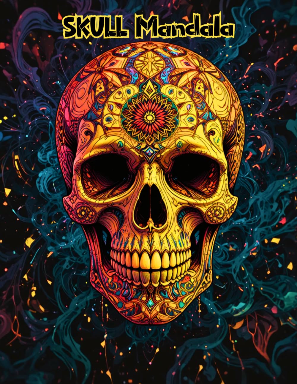 Day of the Dead Mandalas: Intricate Sugar Skull Designs for Mindful Coloring and Stress Reduction