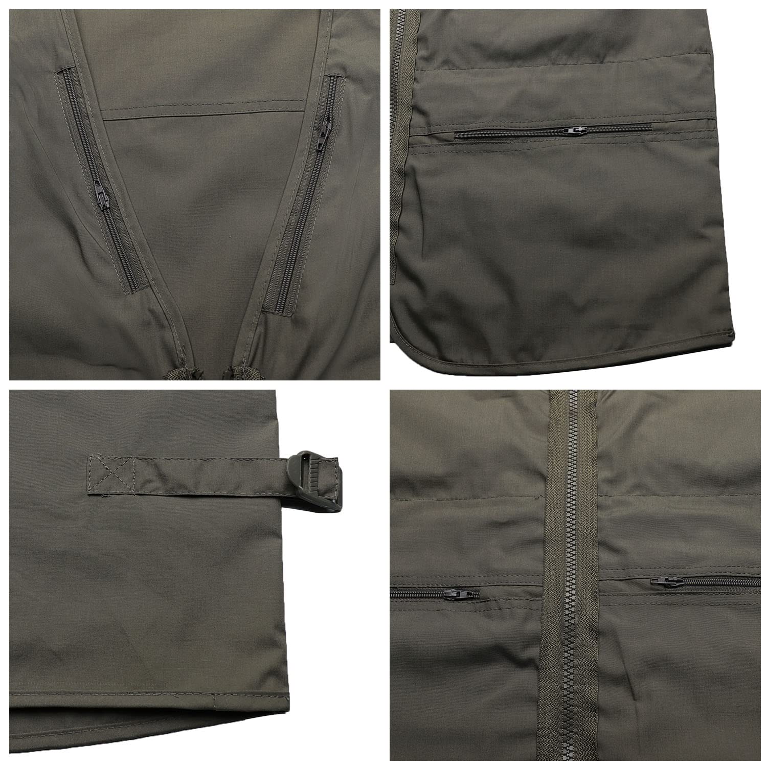 Chaleco De Hombre con Multibolsillos Chaleco De Pesca Exterior Chaqueta Casual Sin Mangas para Fotografía Senderismo Viajes Camping