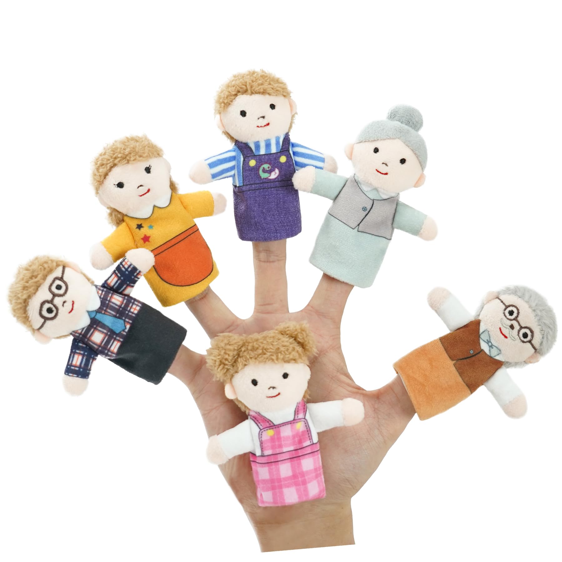 Naniwa Danshi Finger Puppet 7種セット Amazon.com: Finger Puppet Family Finger Puppet,6pcs Cute Puppet