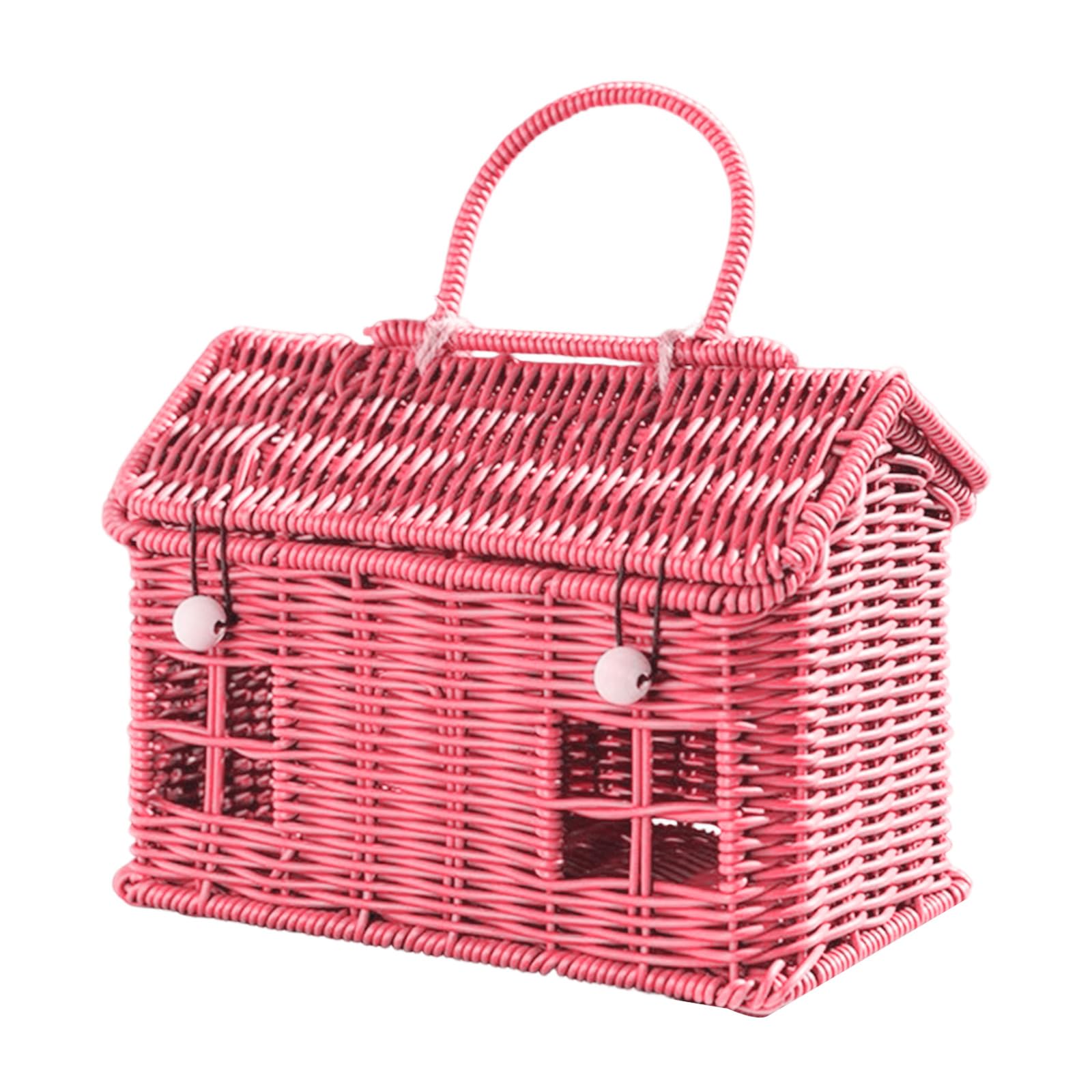 Multipurpose PP Woven Basket for Picnics Food Storage Daily Mess Management and Household Convenience Homes Decors Basket