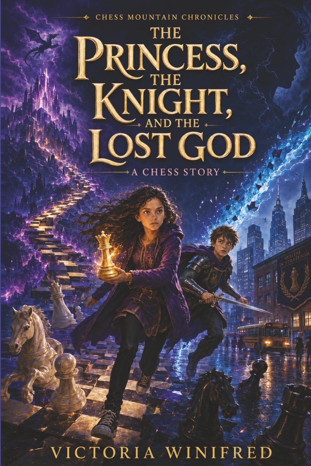 The Princess, the Knight, and the Lost God: A Chess Story: 1 (Chess Mountain Chronicles)