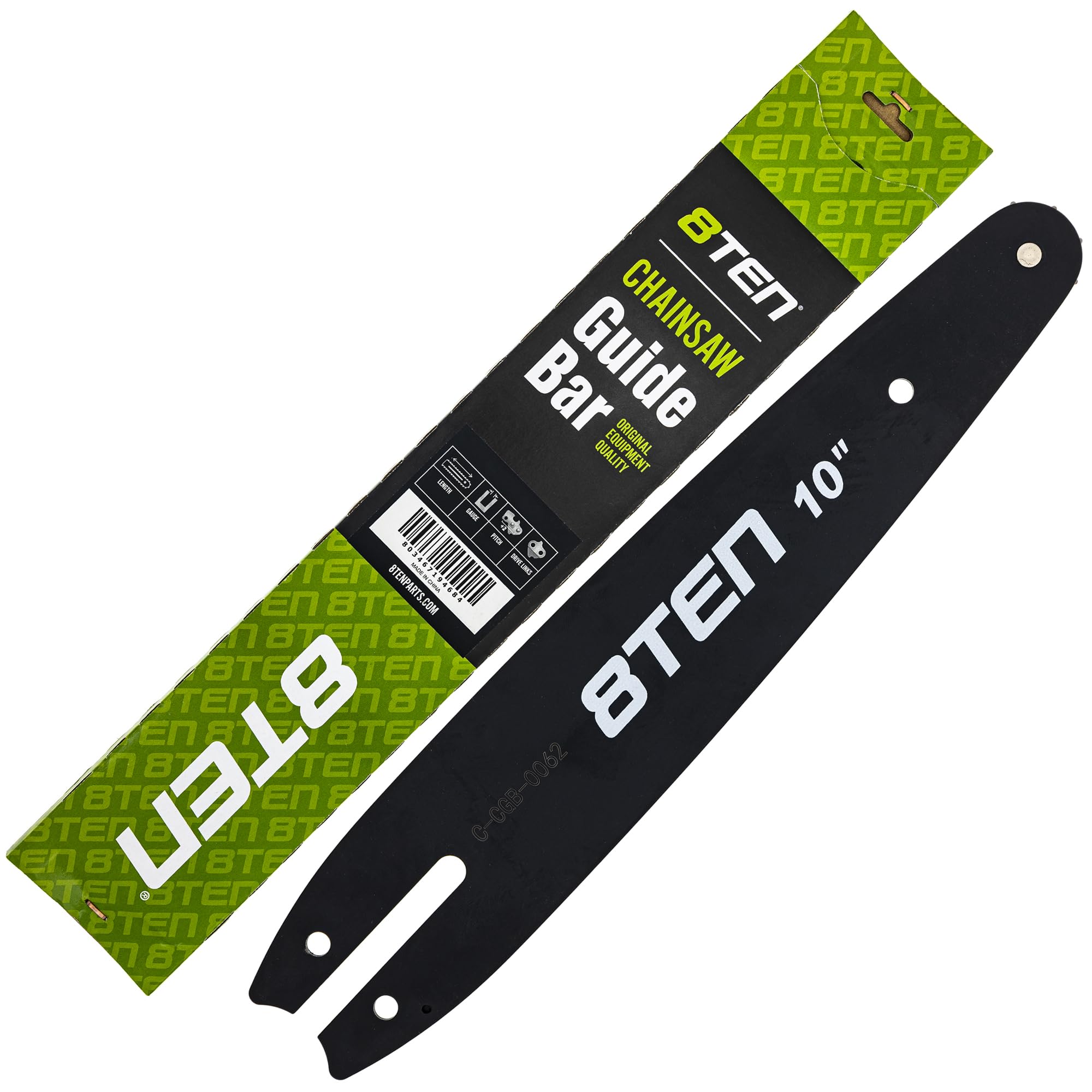 Amazon.com: 8TEN 10 Inch Chainsaw Guide Bar .043 3/8 56DL Chain