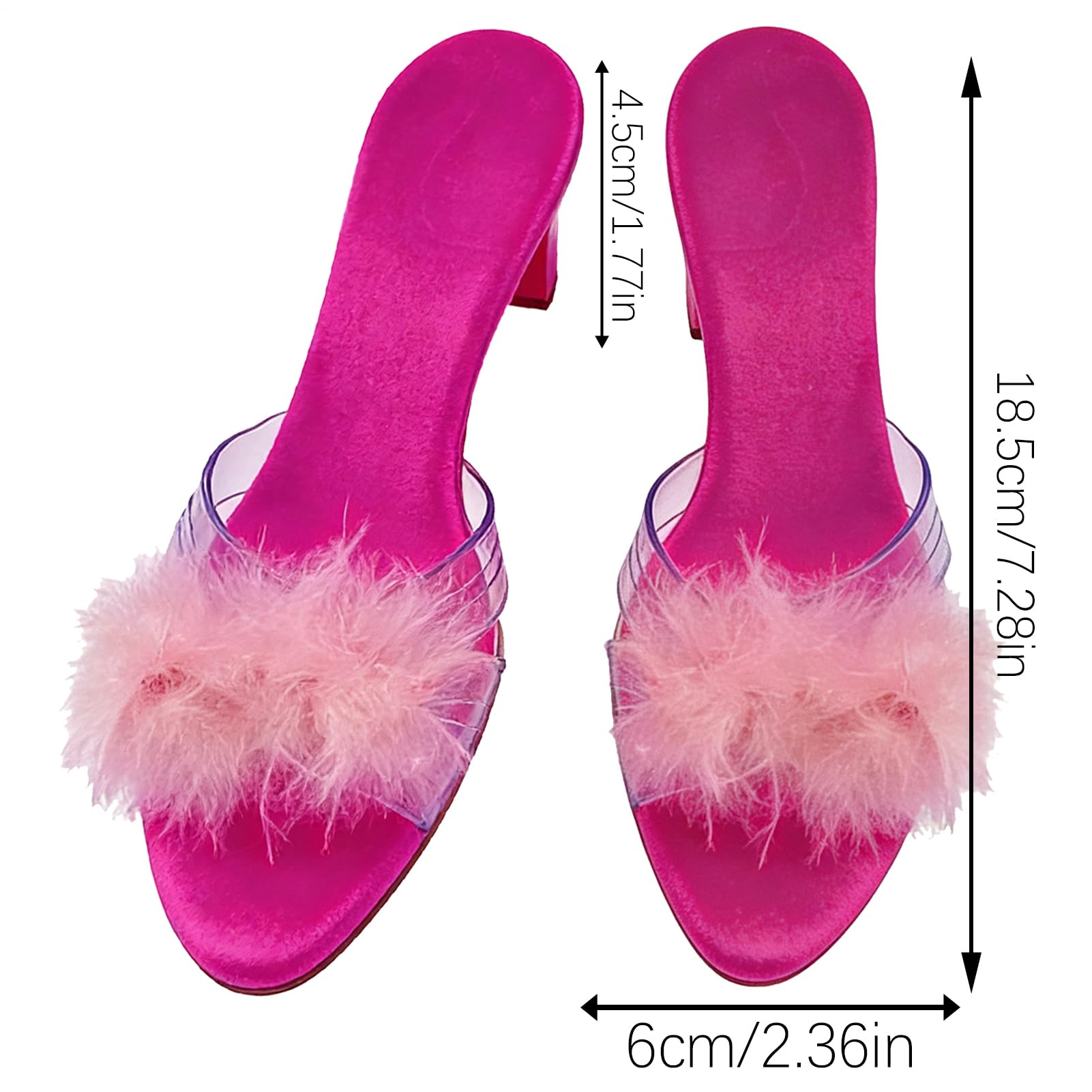 Talons habillés pour filles PP léger 18,5x4,5 cm Chaussures de princesse semelle antidérapante jeu de rôle vêtements de fête