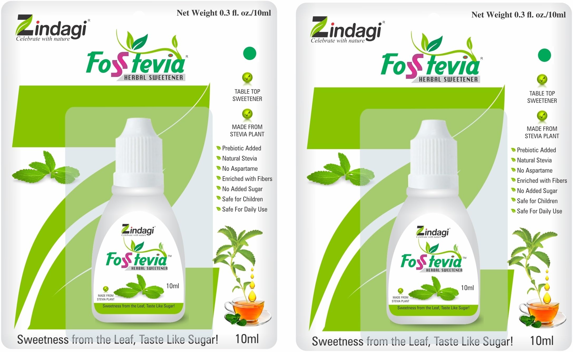 Zindagi Stevia Drops | Natural Sugar Free & Zero Calorie Sweetener | Keto & Vegan Friendly Sugar | 20ml (B078RKD5CQ) Amazon Price History, Amazon Price Tracker