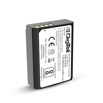 DIGITEK (LP E10) Lithium-ion Rechargeable Battery for Canon DSLR Camera | Compatibility - EOS 1100D, EOS 1200D, EOS Rebel T3, EOS Rebel T5, X50 & EOS Kiss