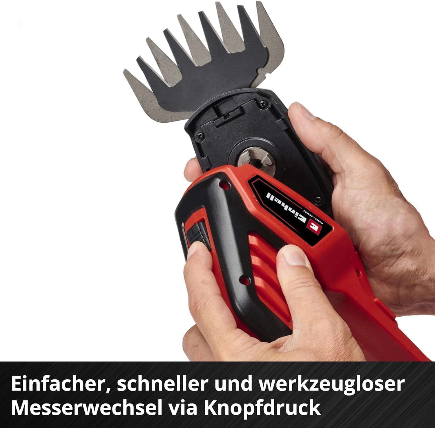 Einhell GE-CG 18/100 Li-Solo Akku-Gras- und Strauchschere 18V 100mm 200mm Power X-Change