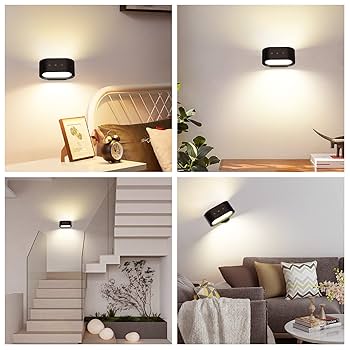 Aisuo LED Wall Light, Touch & Remote Control Light, 7 Color