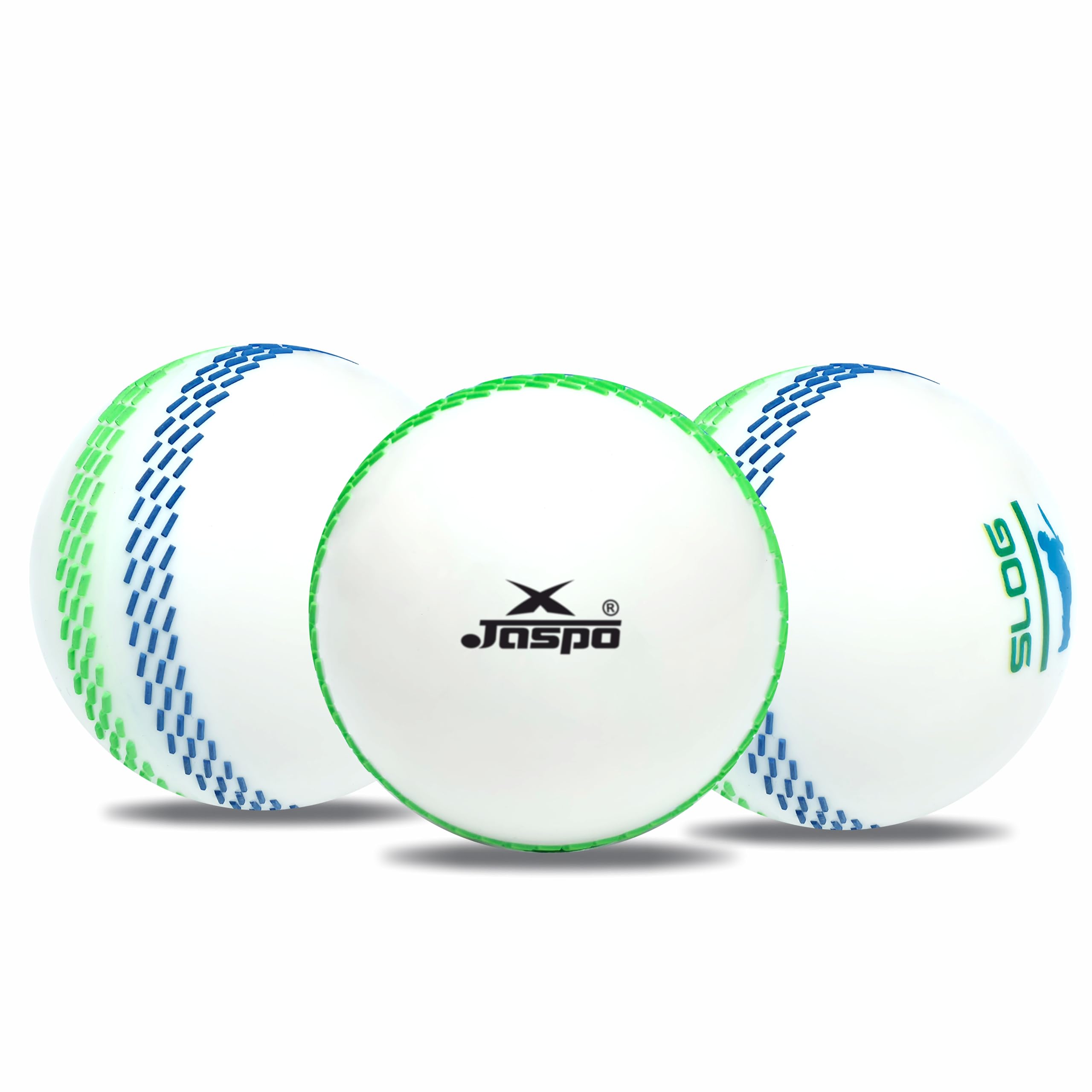 Jaspo Slog Synthetic Cricket Balls (Pack of 3) – Soft PVC Ball for Indoor & Outdoor Practice, Street Cricket,Bowling Training (SLOG Ball (Pack of 3))