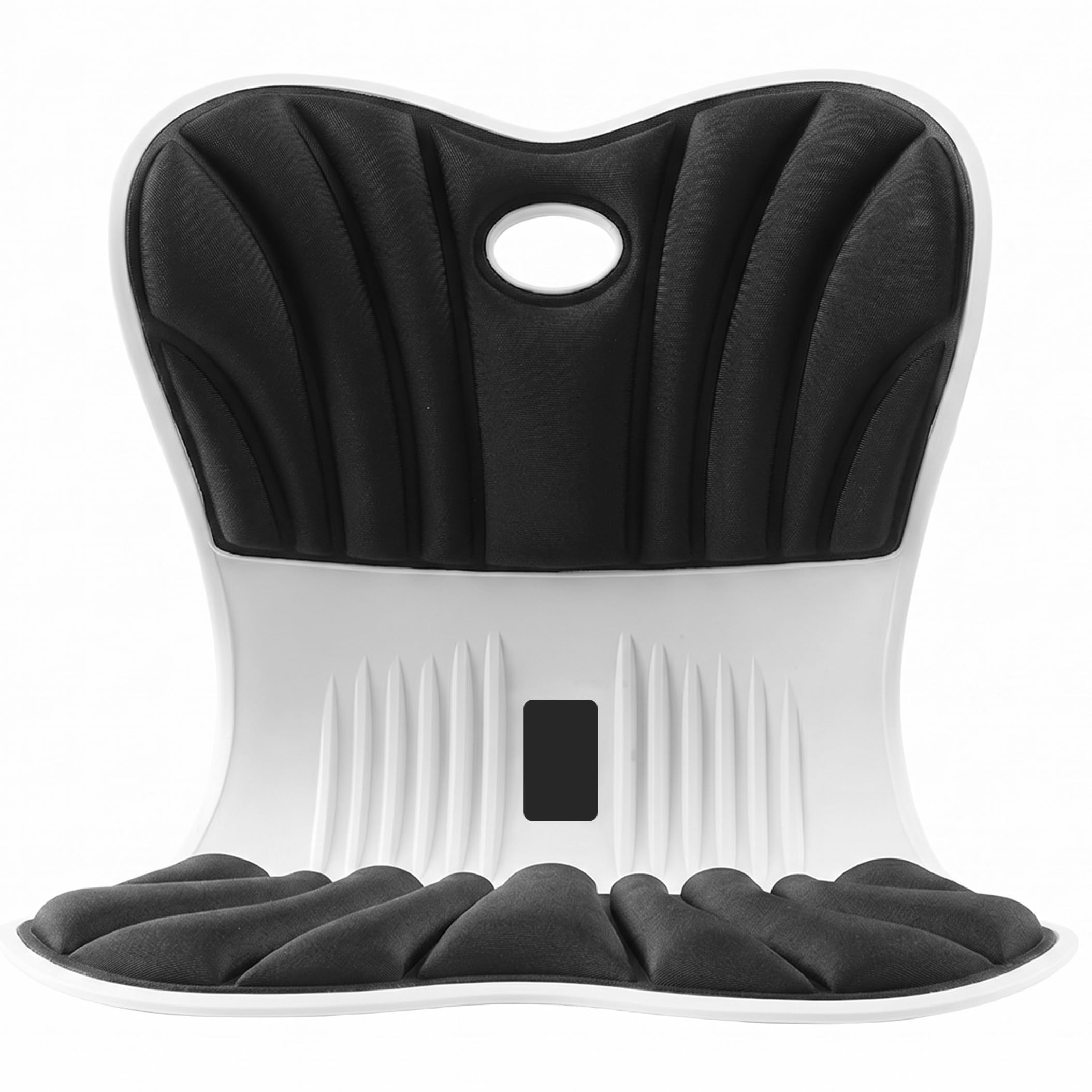 Xoeryoy Back Support for Chair, Correct Posture Lumbar Support for Office Chair, Plus Size Back Cushion with High-Density Memory Foam, Black (18x15x14 Inch) ;1