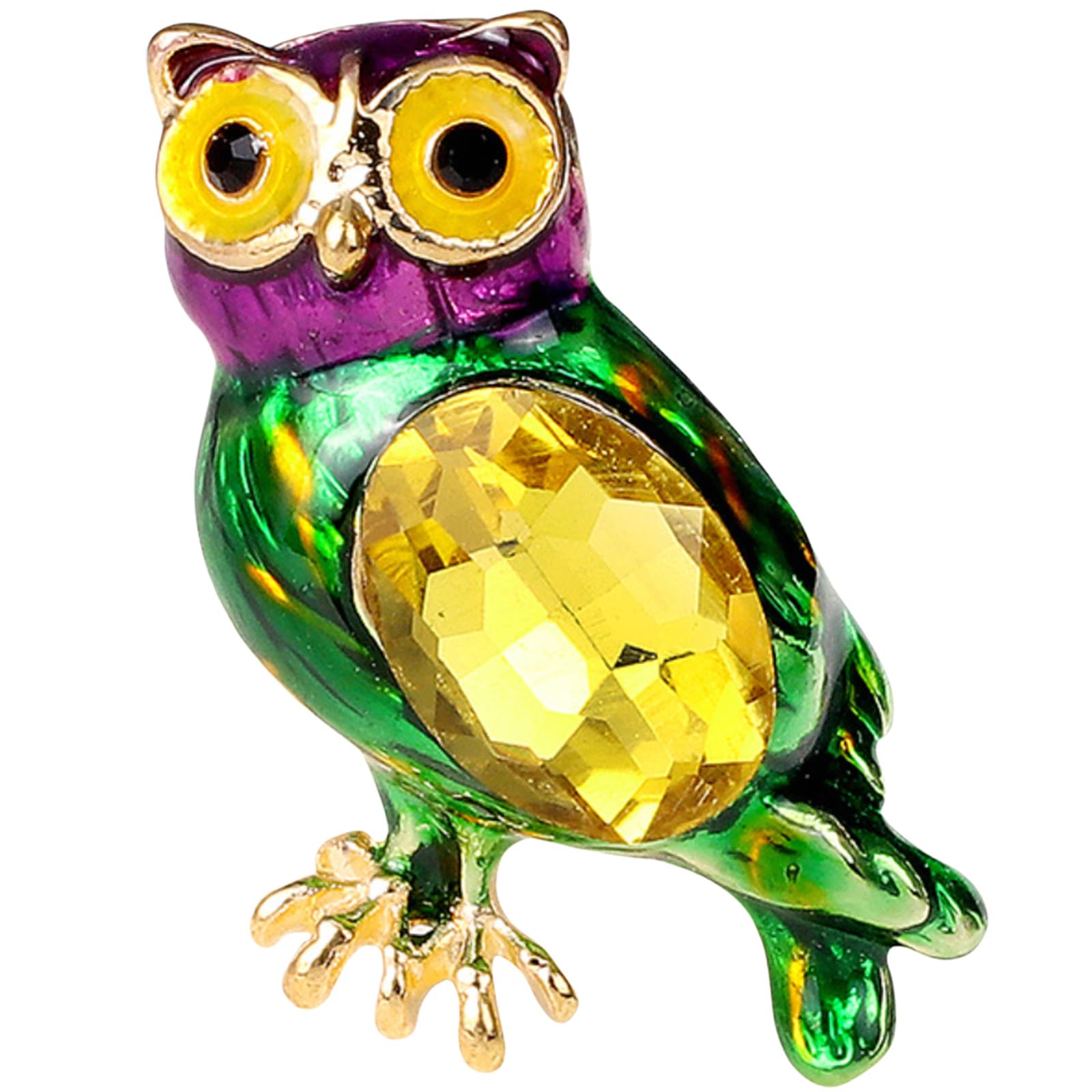 FAIRYGATE Gold Pin for Dress Brooch Crystal Pins Badge Enamel Lapel Brooches for Women Jewelry Decoration for Birthday Dating Party Anniversary UC31 — view 51