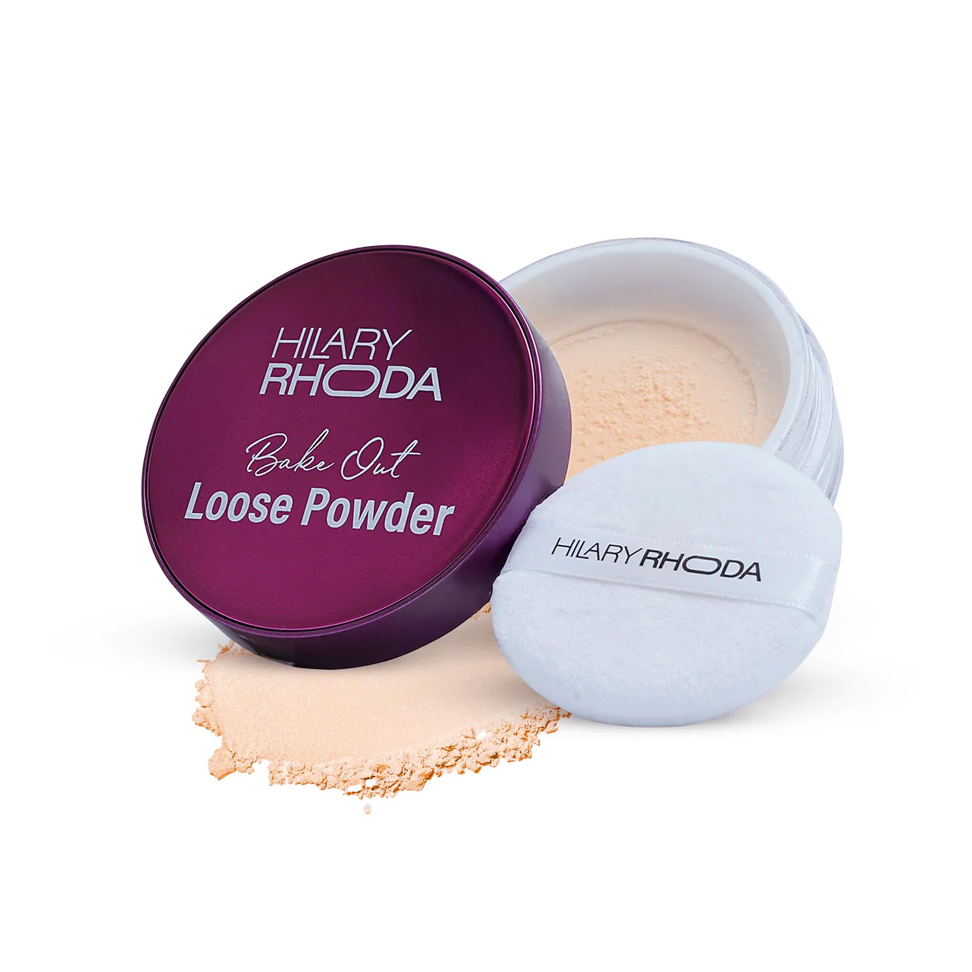 Hilary Rhoda Bake Out Loose Powder | Setting Loose Powder for Face | Matte Finish & Lightweight Loose Powder | Hides Imperfections | Oil Control Formula | 10gm (Banana | Shade 02)-image-8