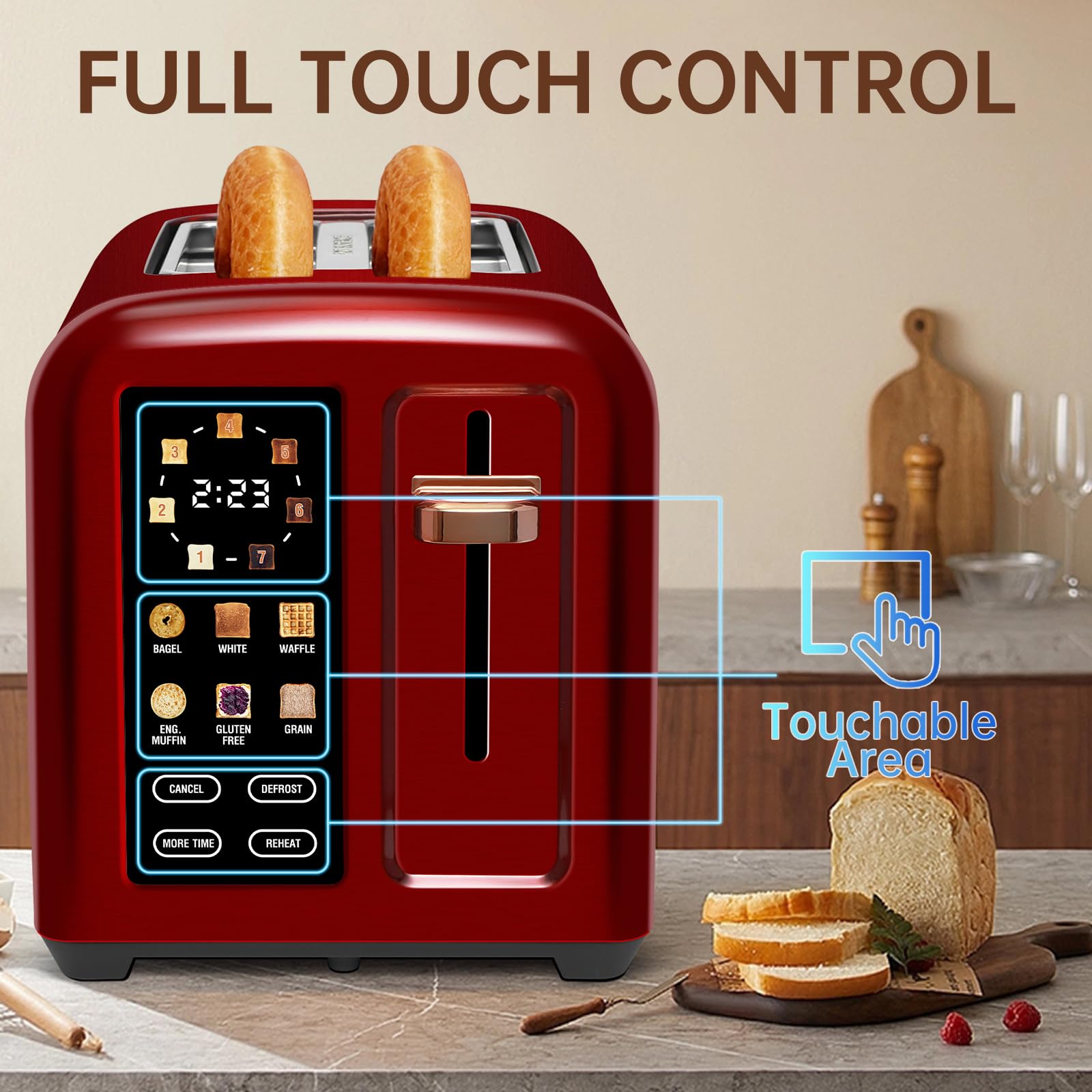 SEEDEEM 2-Slice Toaster - Faster Toasting! -4 SEEDEEM 2-Slice Toaster - Faster Toasting! -4