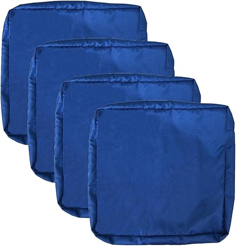 FSXDF Fundas de cojín para patio al aire libre, lavables, para sillas de patio al aire libre, fundas de cojín de patio al aire libre, solo fundas de