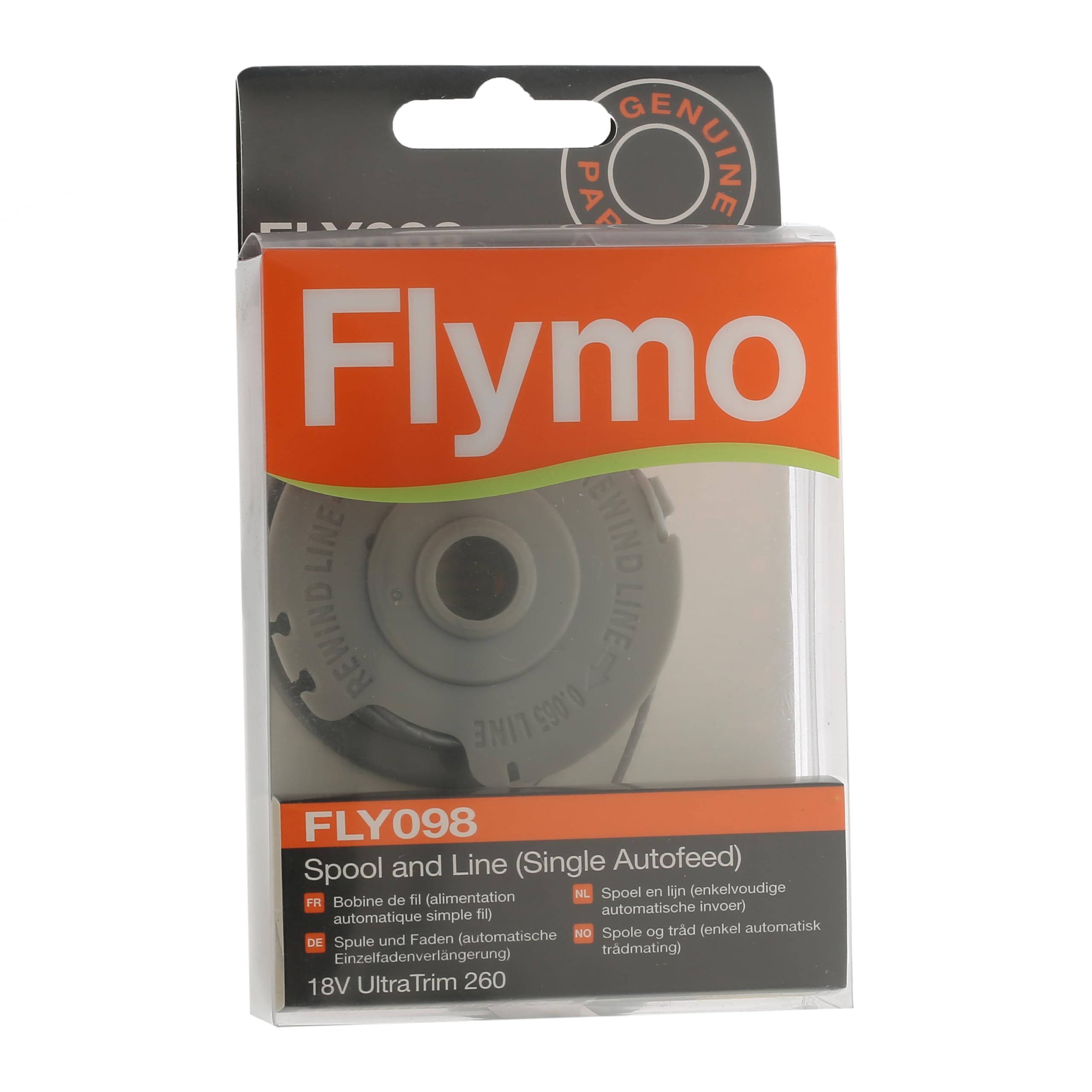 Masterpart Trimmer Spool & Line Single Autofeed To Fit Flymo 18V UltraTrim 260 Trimmers FLY098 535670090