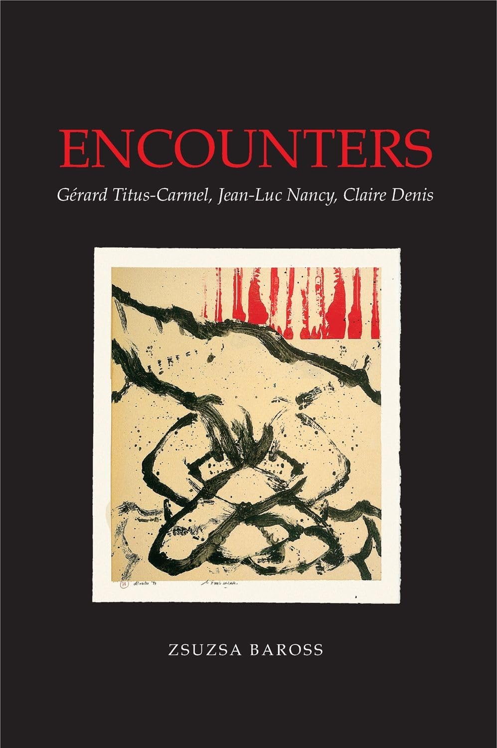 Encounters Gérard Titus-Carmel ouvrage de collection sur l'esthétique contemporaine haut de gamme