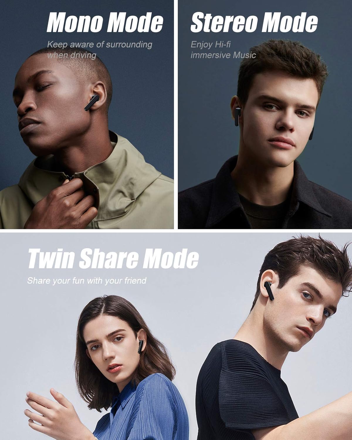 Flаѕh Sаlе Buу 1 gеt 1 True Wireless Earbuds KMOUK Bluetooth 5.2 Earbuds, 4-Mic CVC8.0 Call Noise Reduction Earphones, IPX8 Waterproof TWS Stereo Earbuds, 30H Playtime, Clear Calls with Touch Control In-Ear Headphones Black 🛒 Crаzу Dеаlѕ True Wireless Earbuds KMOUK Bluetooth 5.2 Earbuds, 4-Mic CVC8.0 Call Noise Reduction Earphones, IPX8 Waterproof TWS Stereo Earbuds, 30H Playtime, Clear Calls with Touch Control In-Ear Headphones Black