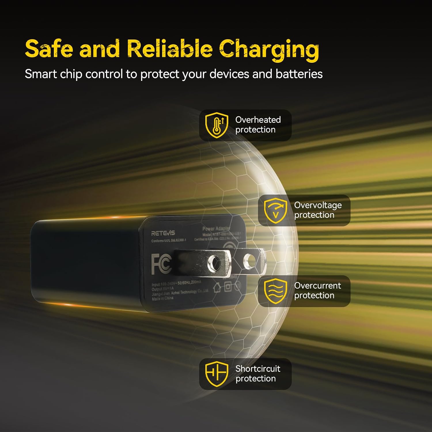 Retevis RB48 Walkie Talkie Charger, for RB48Plus/RB48A/RB48Pro, Original Charging Base, Dual USB Ports, LED Indicator Lights (1 Pack) | For RB48Plus/RB48A/RB48Pro, Original Charging Base, Dual USB Ports, LED Indicator Lights