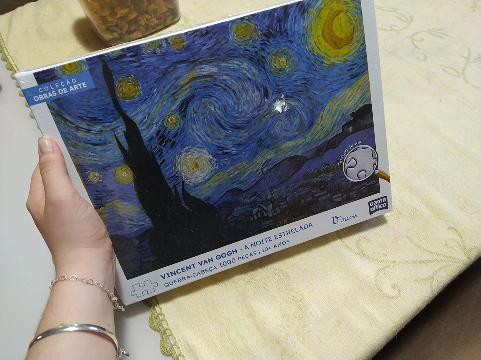 Toyster – Quebra-cabeça: Vincent Van Gogh – A Noite Estrelada – 1000 peças – Game Office Toyster – Quebra-cabeça: Vincent Van Gogh – A Noite Estrelada – 1000 peças – Game Office