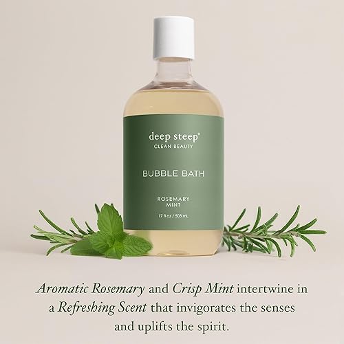 Miniatura 29 de Deep Steep Baño de burbujas, manzanilla lavanda, 17 onzas (paquete de 2) – Remojo calmante con manteca de karité, aceite de argán, aloe vera