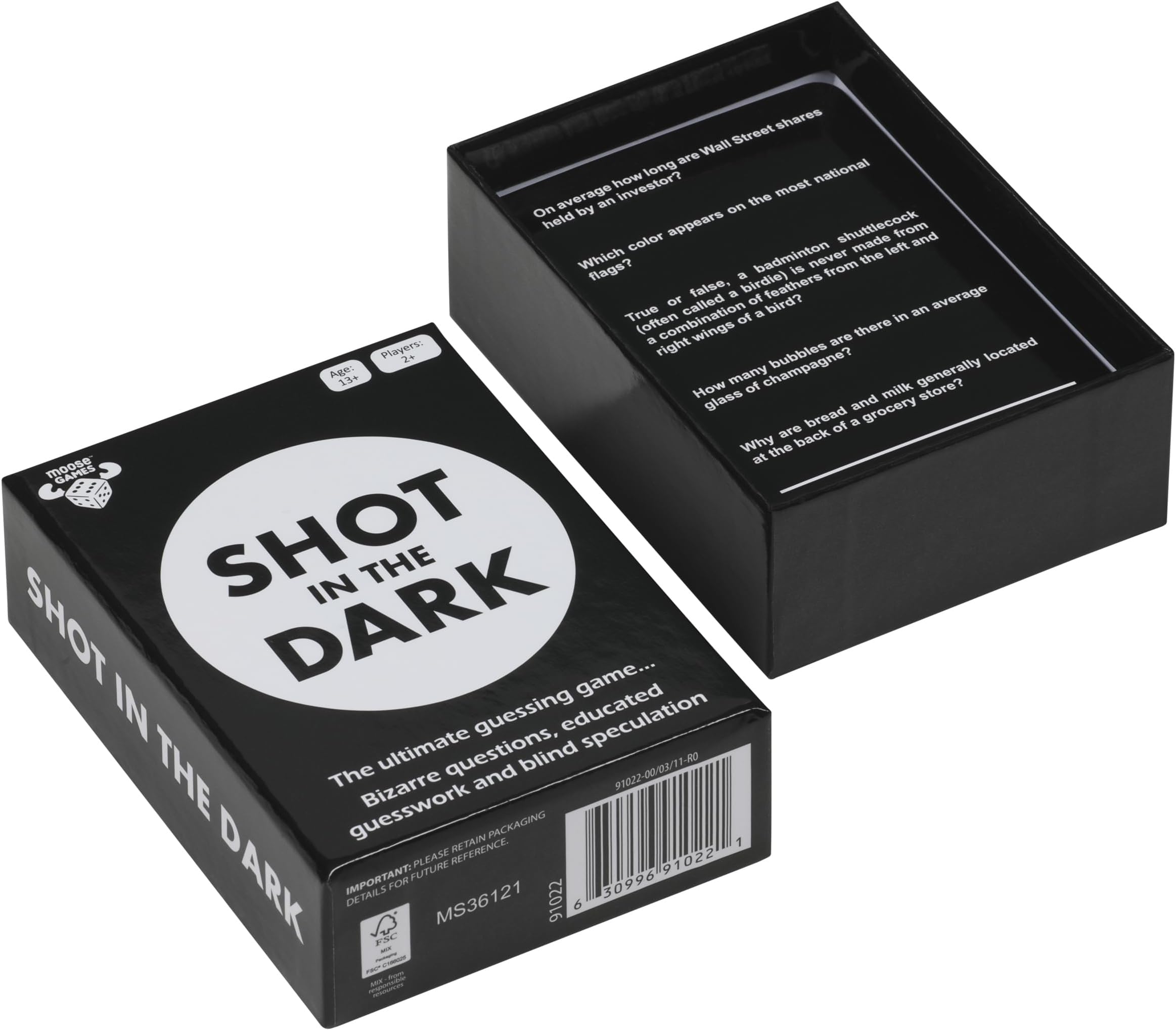 Moose Shot in the Dark - Games - The Ultimate Unorthodox Quiz Game, Multicolor, 91022