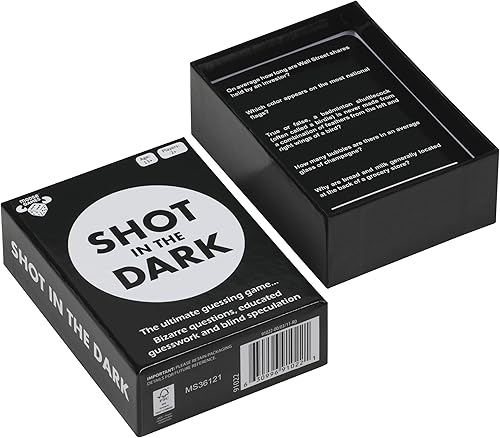 Shot In The Dark - Moose Games - El mejor juego de preguntas poco ortodoxo, multicolor, 91022