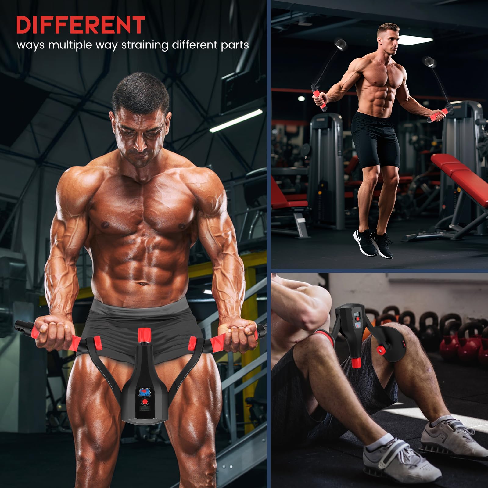 Thigh Trainer Pelvic, Appareil de Musculation des Cuisses 0-132lb, Entraîneur de Muscle Pelvien avec Compteur, Appareil Musculation Fessier, Fitness Entraîneur pour Les Fessier Cuisses