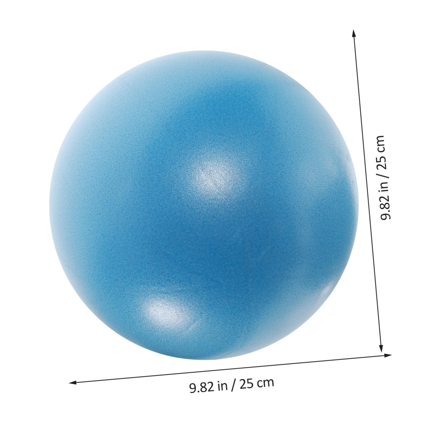 OSOLADY Ball for Home Workouts Burst Core Exercise Ball Portable Yoga Accessory with Pump for Fitness and Physical Therapy Stable and Practical Design