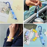 Vista 7 de 12 piezas de cuentas de silicona de animales, cuentas focales lindas, cuentas de silicona a granel para bricolaje para hacer varios artículos