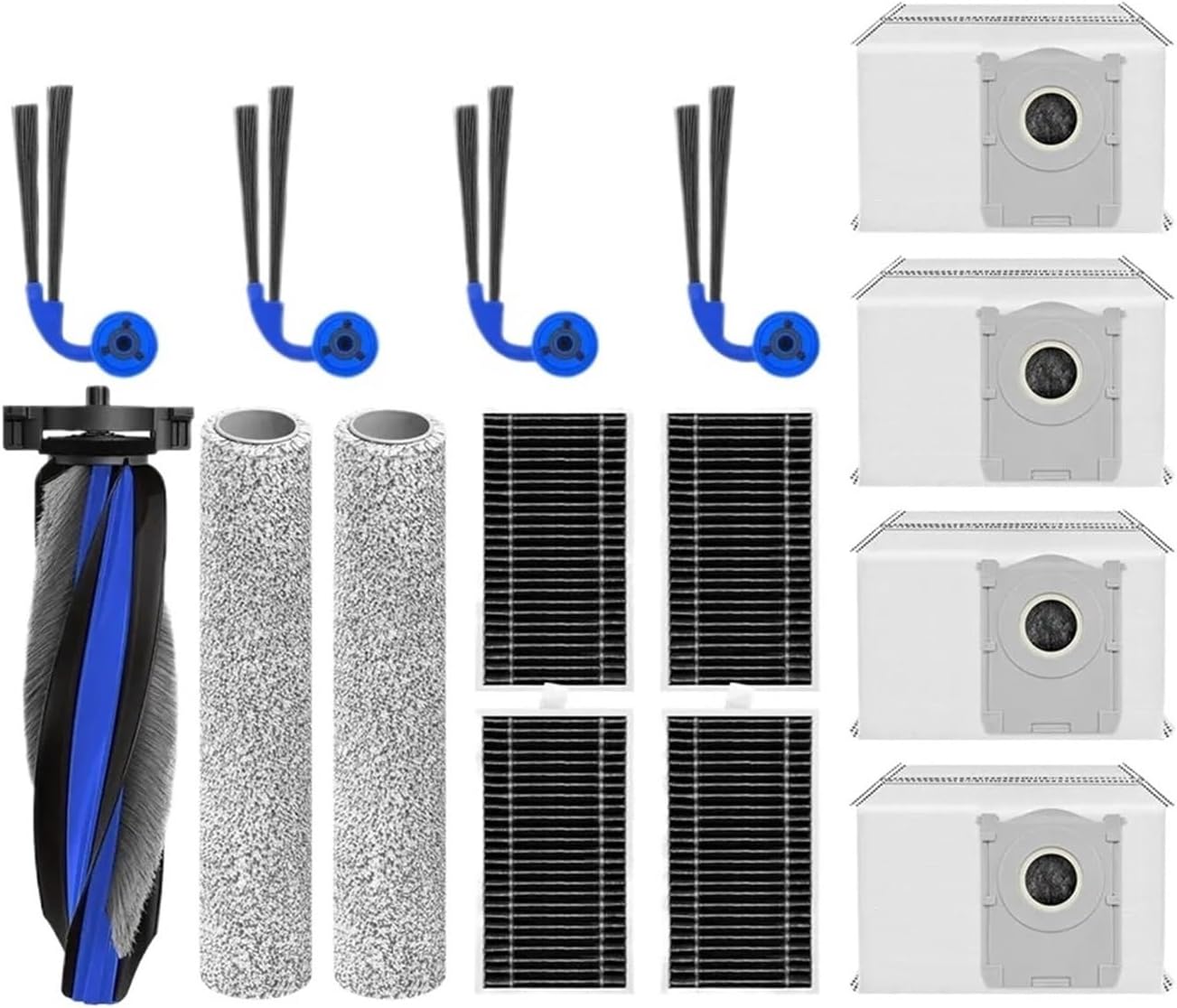 Main Side Brush, Mop Cloth, Dust Bags, Hepa Filter, Compatible For Yeedi M16 Infinity, Robot Vacuum Cleaner Accessories spare parts