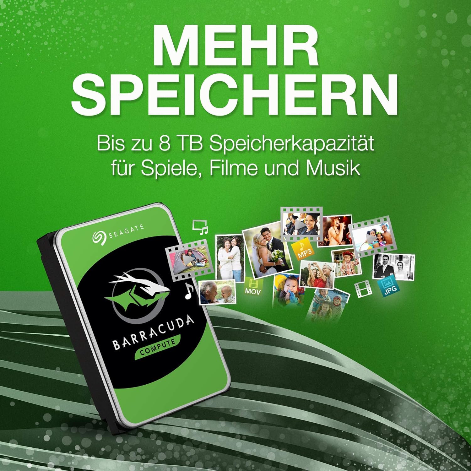 Seagate Barracuda 3TB Interne Festplatte ST33000651AS XT 3,5 Zoll HDD SATA 6Gb/s 7200RPM 64MB Cache