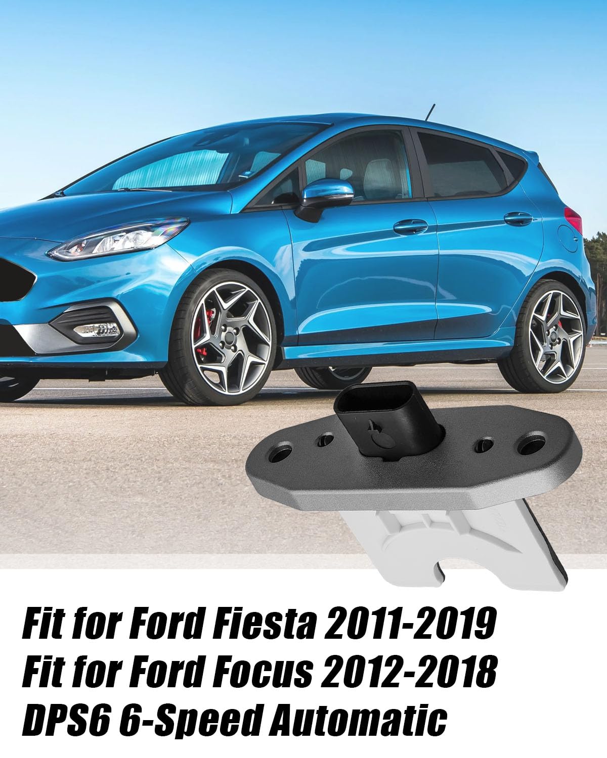 Neutral Safety Switch Range Sensor Fit for Ford Fiesta GFT DPS6 2011-2019 Focus DPS6 2012-2018 with 6-Speed Automatic Transmission, Replace SW6817 AE8Z 7F293 A AE8Z7F293A 5S13394 SU14807
