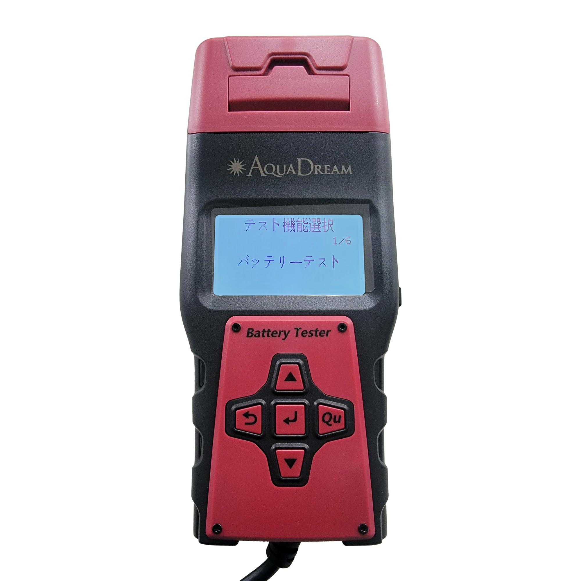 プリンター付き産業用、自動車、バイク、バッテリーテスター　AQS1 Amazon.co.jp: アクアドリーム プリンター付バッテリーテスター