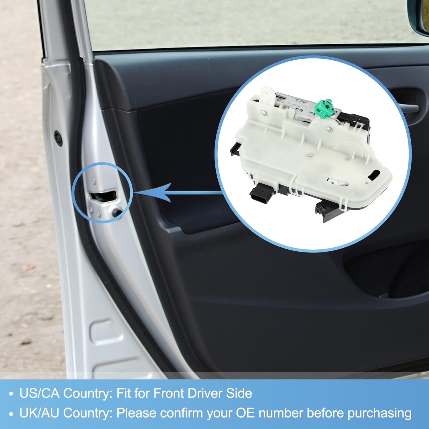 X AUTOHAUX Front Left Side Door Lock Actuator Motor for Ford F-150 2009-2014 9L3Z-5421813-A