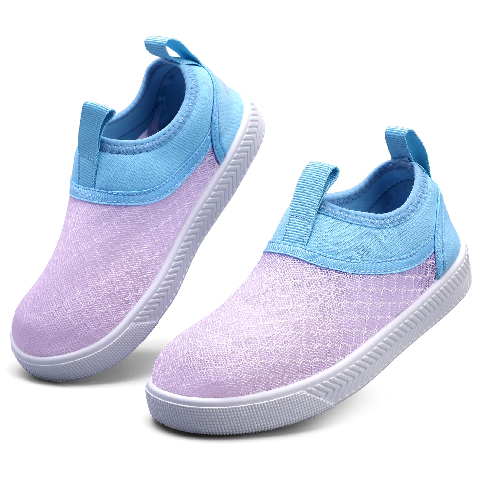 WateLves Toddler Water Shoes Kids Boys and Girls - Quick-Dry Multi-Purpose Casual Water Sneakers Slip On with Drainage Holes for Swim Walking Beach