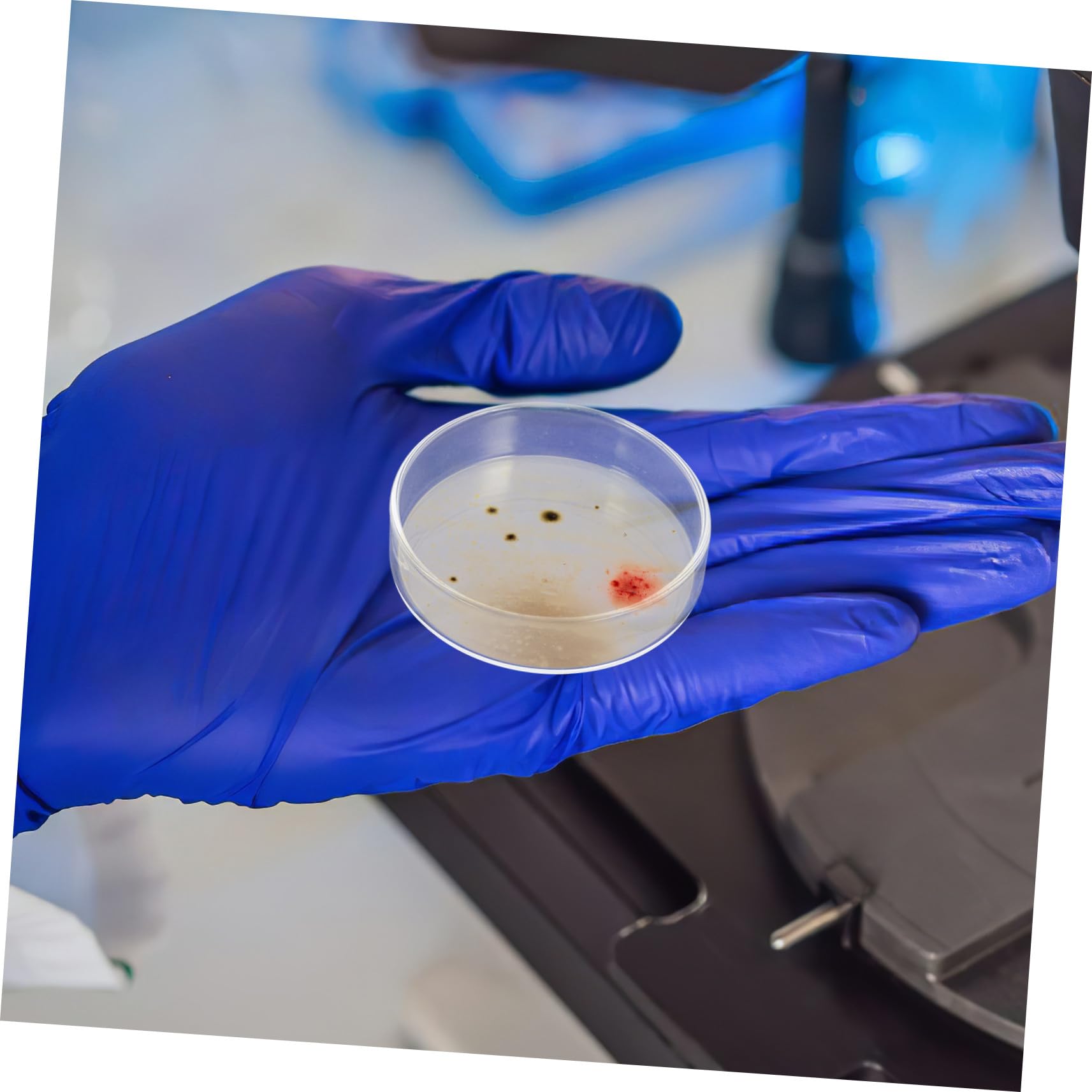 IMIKEYA 10 Stück Teiliges Sterile Glas petrischalen mit Deckel und Pipetten für Mikrobiologische Zellkultur Laboranalyse Wissenschaftsschule Pflanzenkultivierung