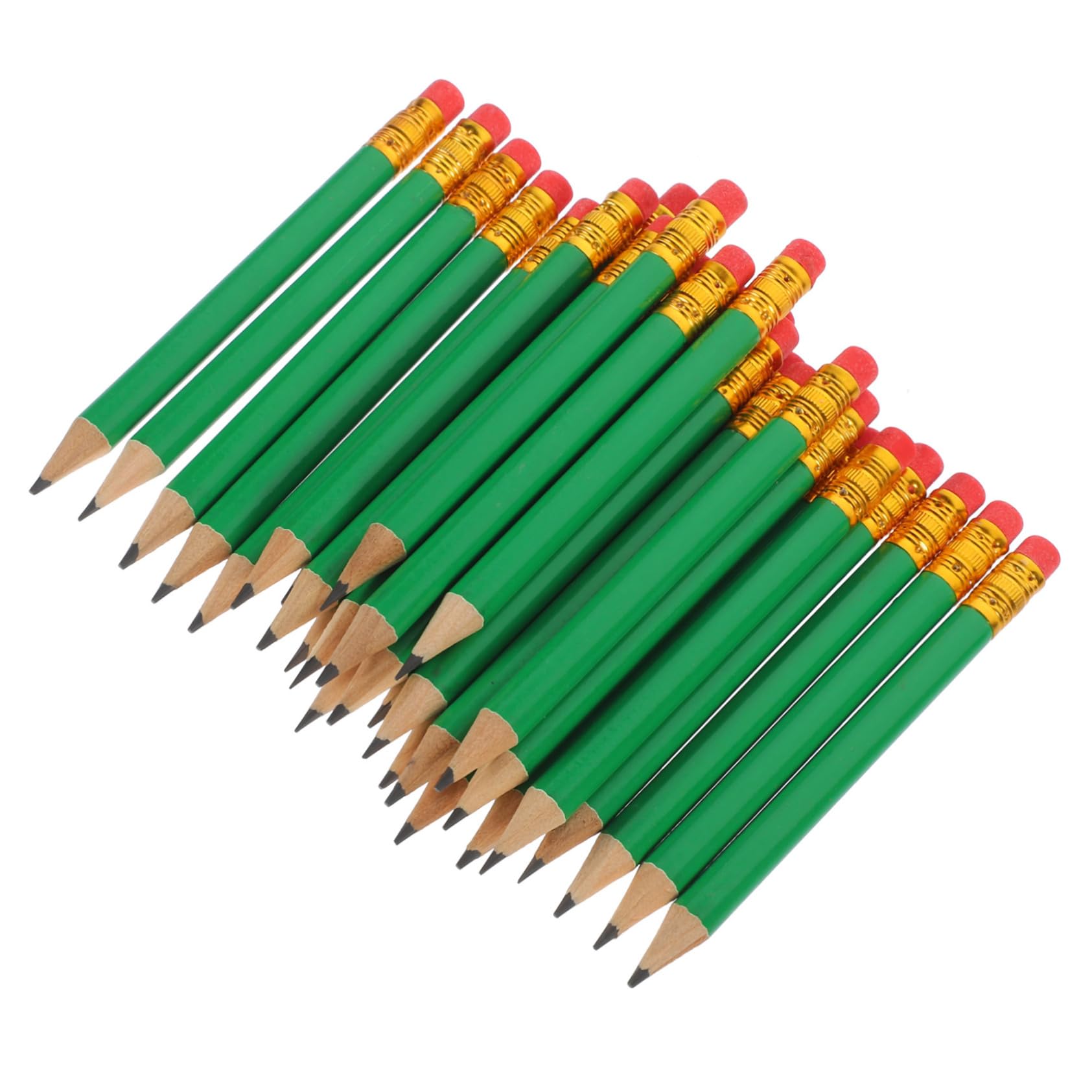 SEWACC 288 Stk Kurzer Bleistift Studentische Bleistifte Bleistift Zum Zeichnen Bleistifte Für Kleinkinder Tragbare Schreibstifte Für Studenten Kleine Stifte Schulbedarf Green Holz