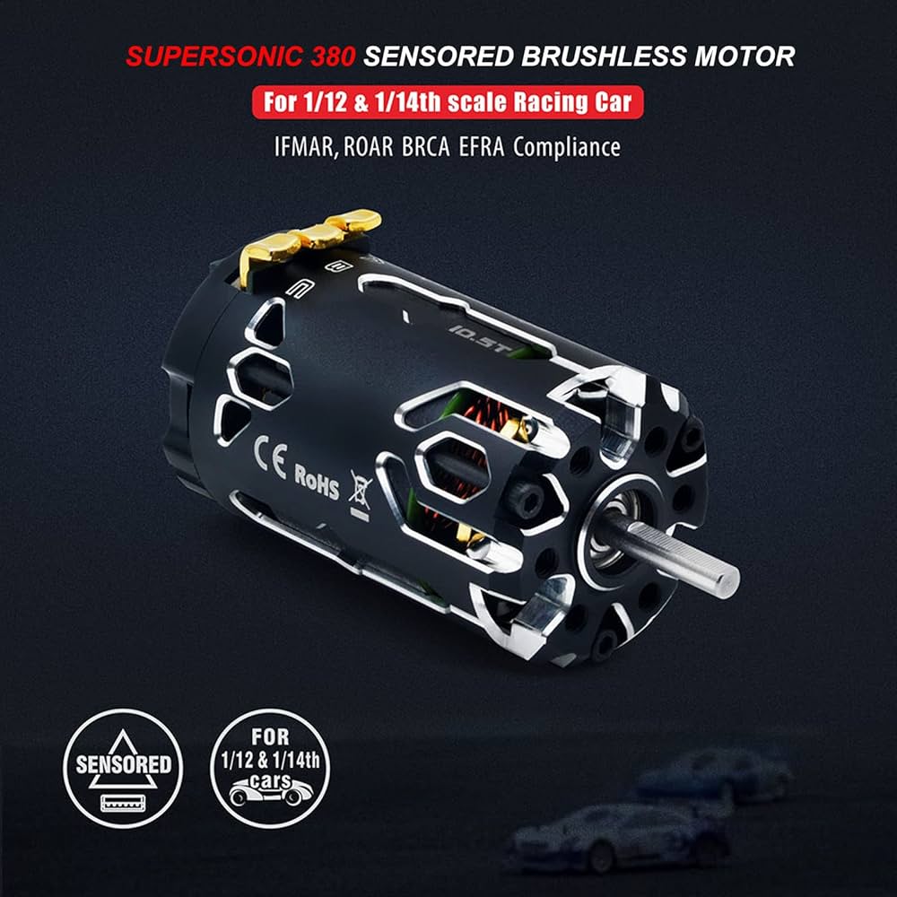 380 ブラシレスモーター　新品 380ブラシレスモーター MerV-ERA 13.5T ブラック [60741