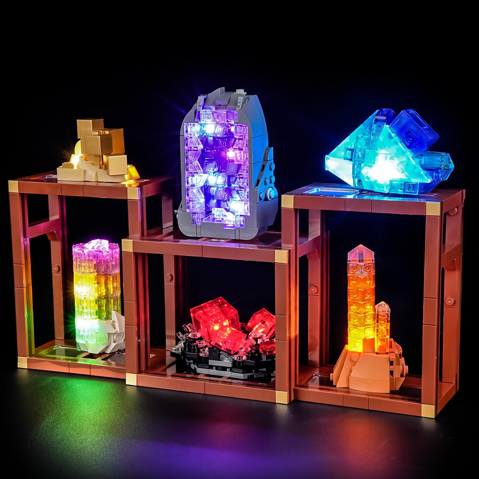 BRIKSMAX 2.0 Light Kit Compatible with Lego Ideas Mineral Collection 21362 Building Sets- LED Lighting Kits (Accessories Only), Cable-Hiding Tech for Display, Gifts & Collectors — image 1