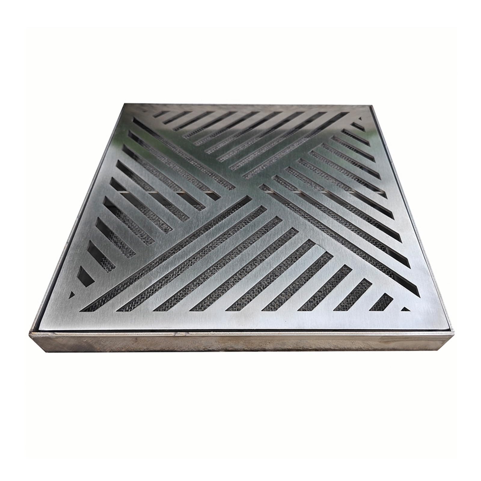 Stainless Steel Drainage Grate Set of 3 20 in Anti-Clogging Trench Drain for Kitchens & Bathrooms 50 cm Durable & Easy to Install Prevents Clogs