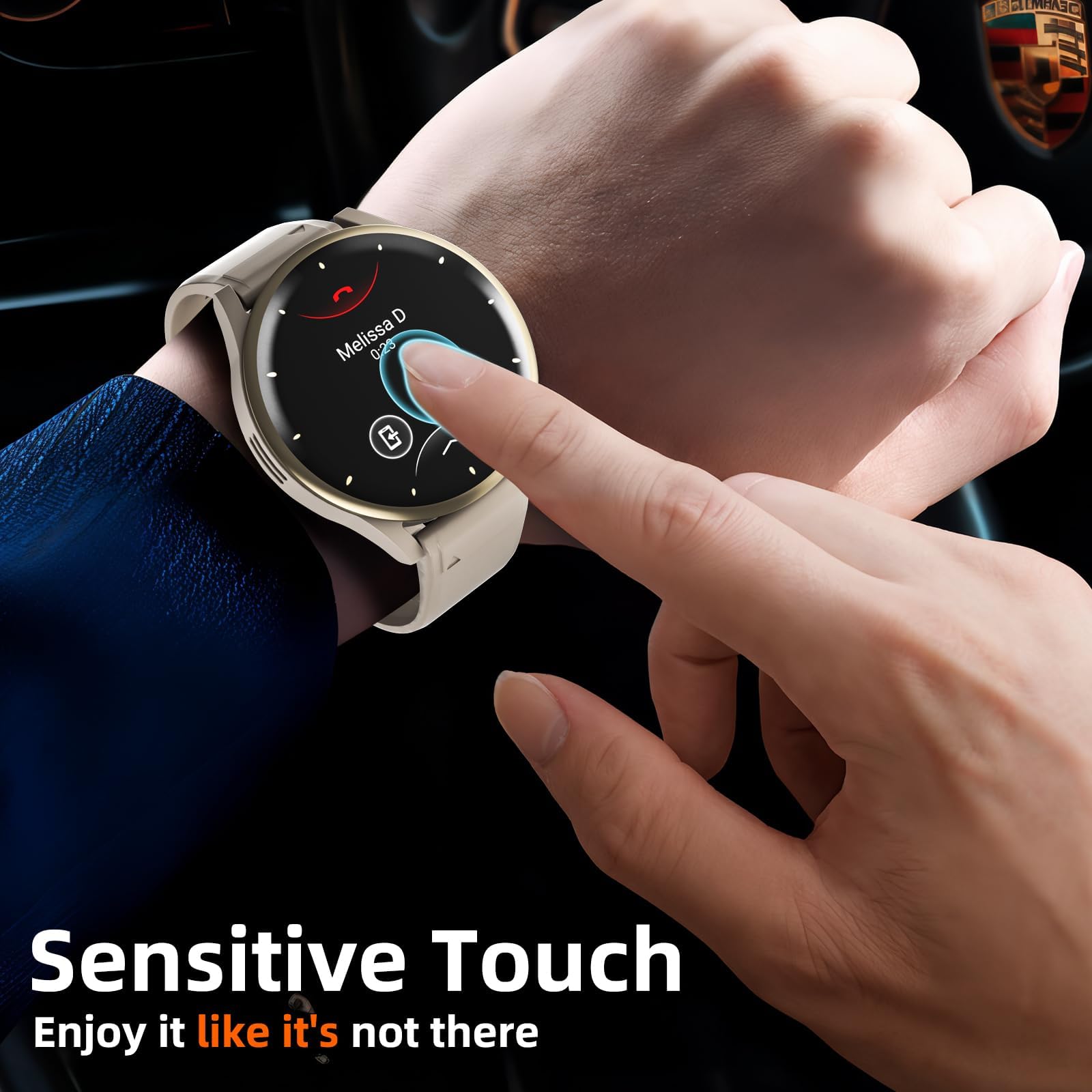 Zerrshoo 3 displaybeschermfolies voor Garmin Venu 4, 41 mm, flexibele HD- folie van TPU/PMMA-composietmateriaal, geen gehard glas, 3D-volledige afdekking, krasbestendig, anti-vingerafdruk, 3 stuks